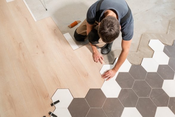 Flooring installation services in Walkerton